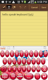 Speak Keyboard ForU poster 8