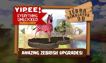 Zebra Simulator 3D Wildlife poster 3