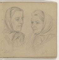 Portretten van Riek en Antje