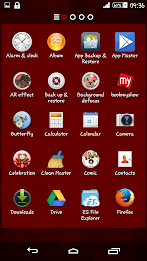 Texture Red Xperien Theme poster 6