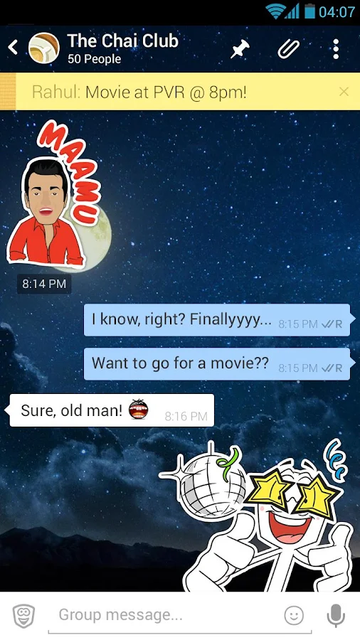 hike messenger - screenshot