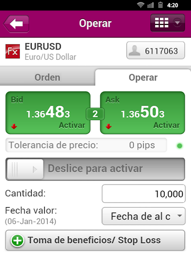 Self Bank CFDs Divisas Futuros