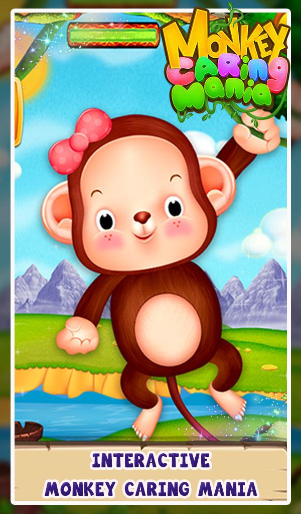 Android application Monkey caring Mania screenshort