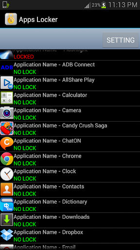 Apps Lockers