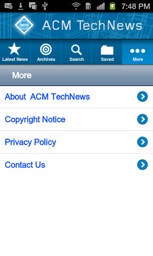 【免費新聞App】ACM TechNews-APP點子