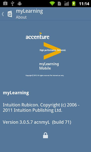 Accenture myLearning Mobile