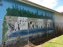 Scotts Mills Butte Creek Falls Mural