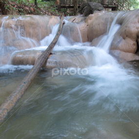 Waterfall by Kristal Jiwa - Landscapes Mountains & Hills