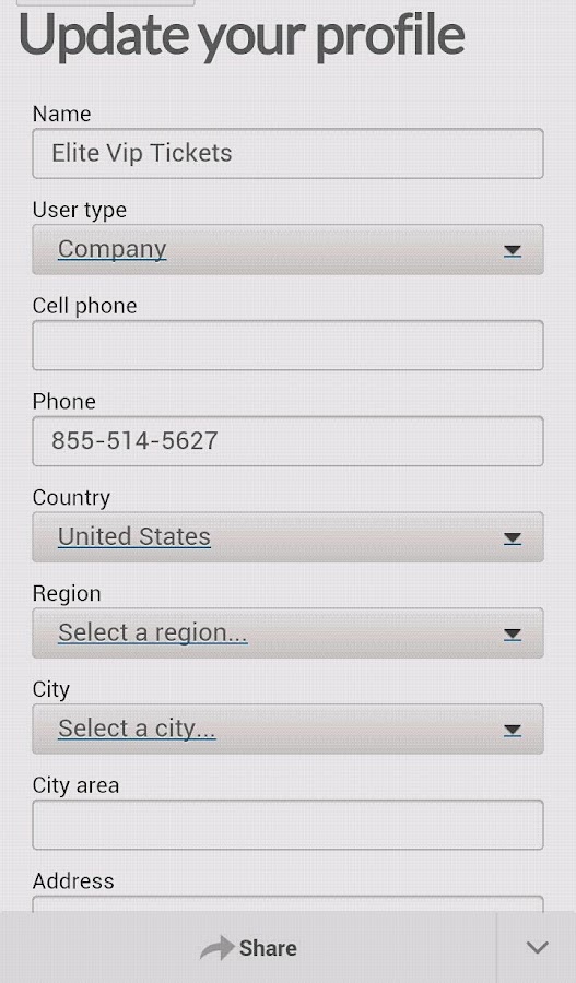 Ticket Classifieds - screenshot