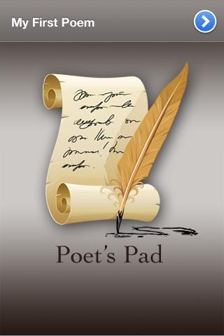 Poet’s Pad™ - Creative Writing Screen 1