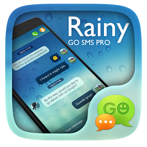 Download GO SMS Pro Rainy Theme for Android 1.1