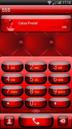 exDialer Jelly Red Theme