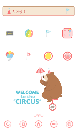 circus bear dodol theme