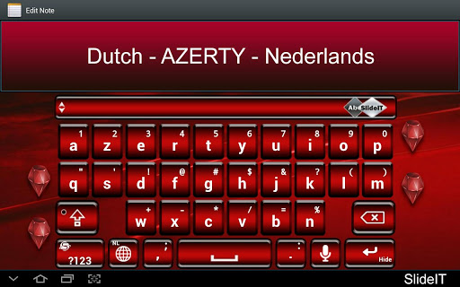 SlideIT Dutch AZERTY Pack