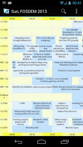 Giggity schedule viewer