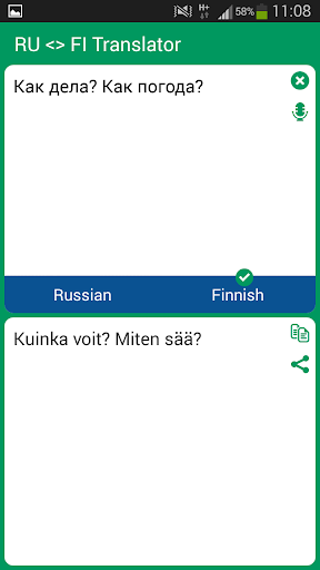 Russian - Finnish Translator