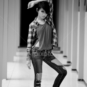 by Ririen Yunus (ryu031) - Black & White Portraits & People