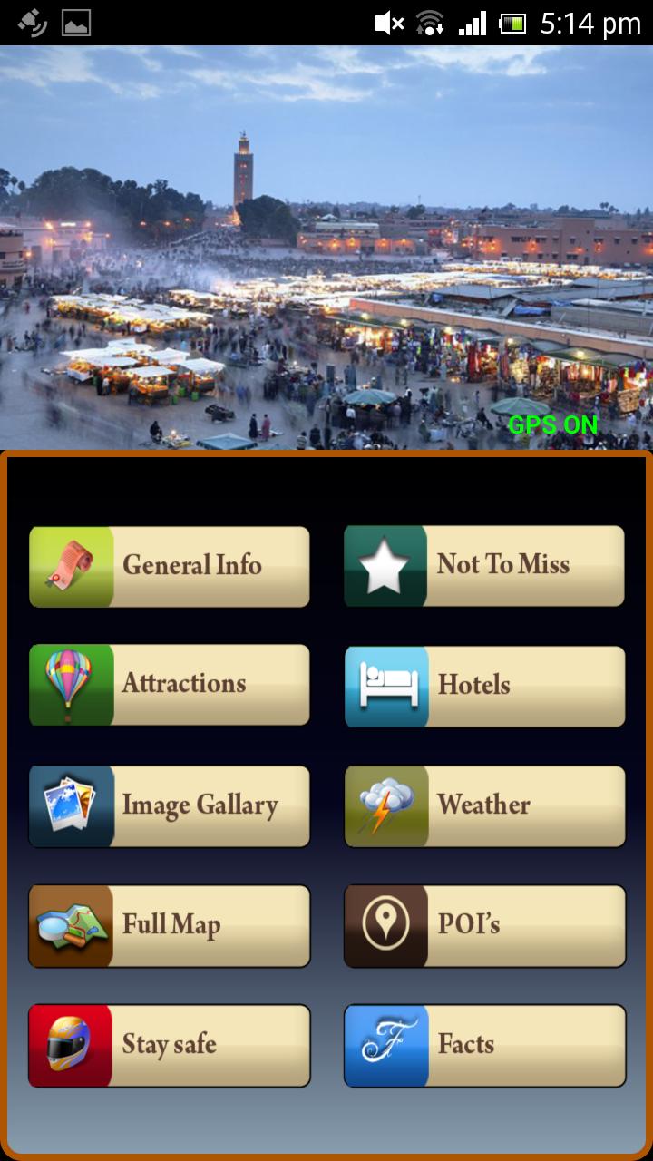 Android application Marrakech Offline Travel Guide screenshort