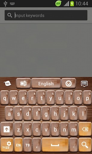 GO Keyboard Wood Theme