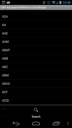 SAP Acronym Reference unoff.