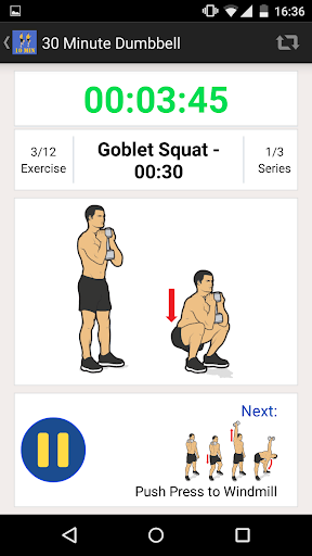 【免費健康App】30 Minute Dumbbell Workout-APP點子