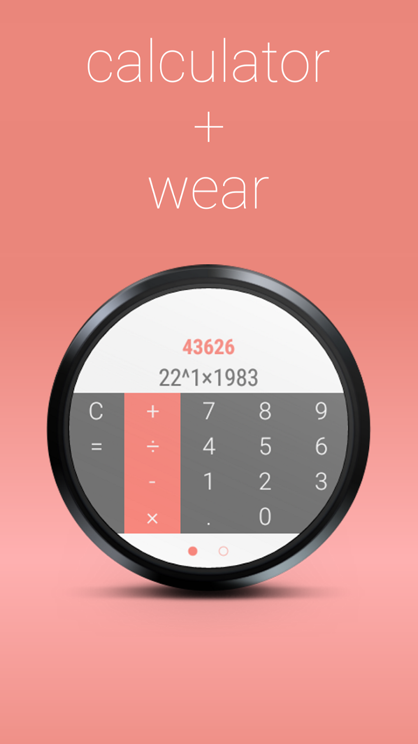 Wearculator - a calc for Wear Screen 3