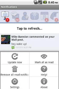 MB Notifications for Facebook - screenshot thumbnail
