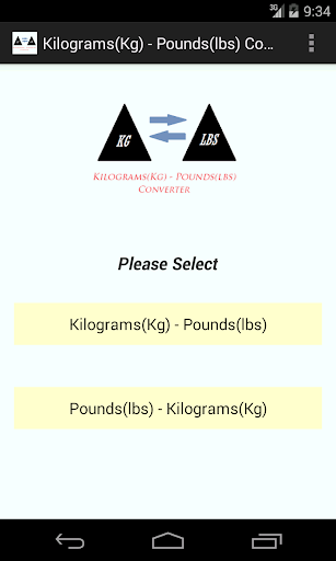 Kilograms - Pounds Converter