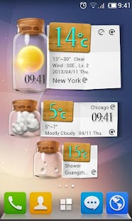 How to install Bottle Free Theme GO Weather patch 1.1 apk for android