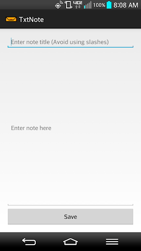 TxtNote - Note Taking App