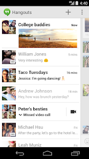 Hangouts - screenshot thumbnail