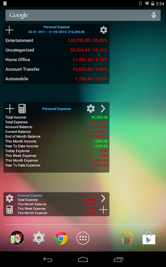 Expense Manager - screenshot