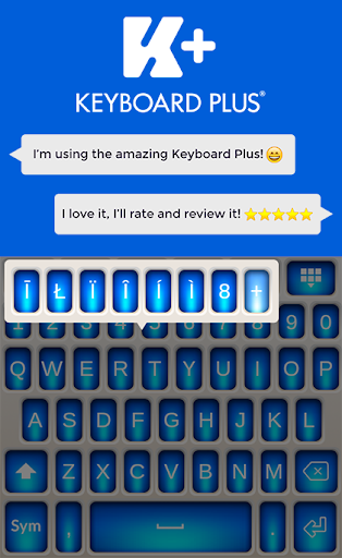 【免費個人化App】蓝色的主题键盘-APP點子
