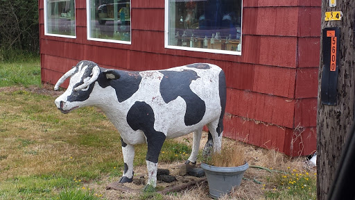 The cow at north by northwest books in antiques