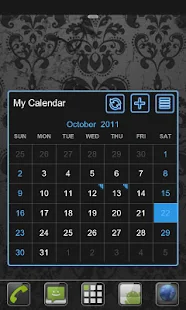 GOWidget Theme- Blue Glow Ex