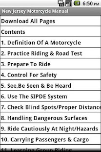 Download New Jersey Motorcycle Manual APK
