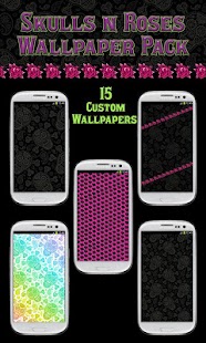 How to download Skulls N Roses Wallpaper Pack 2.0 apk for pc