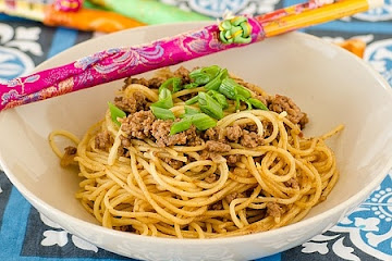 Szechuan Noodles and Beef