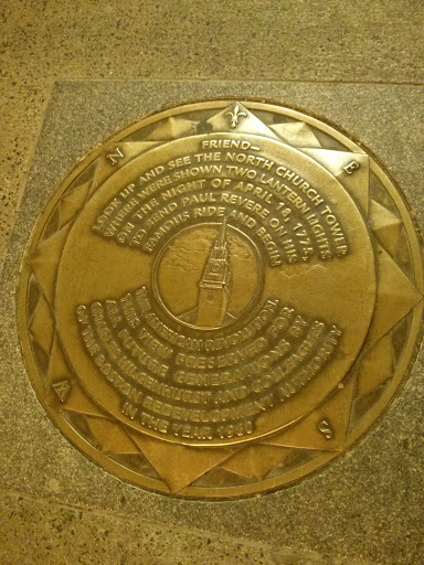Memorial Plaque of Old North Church