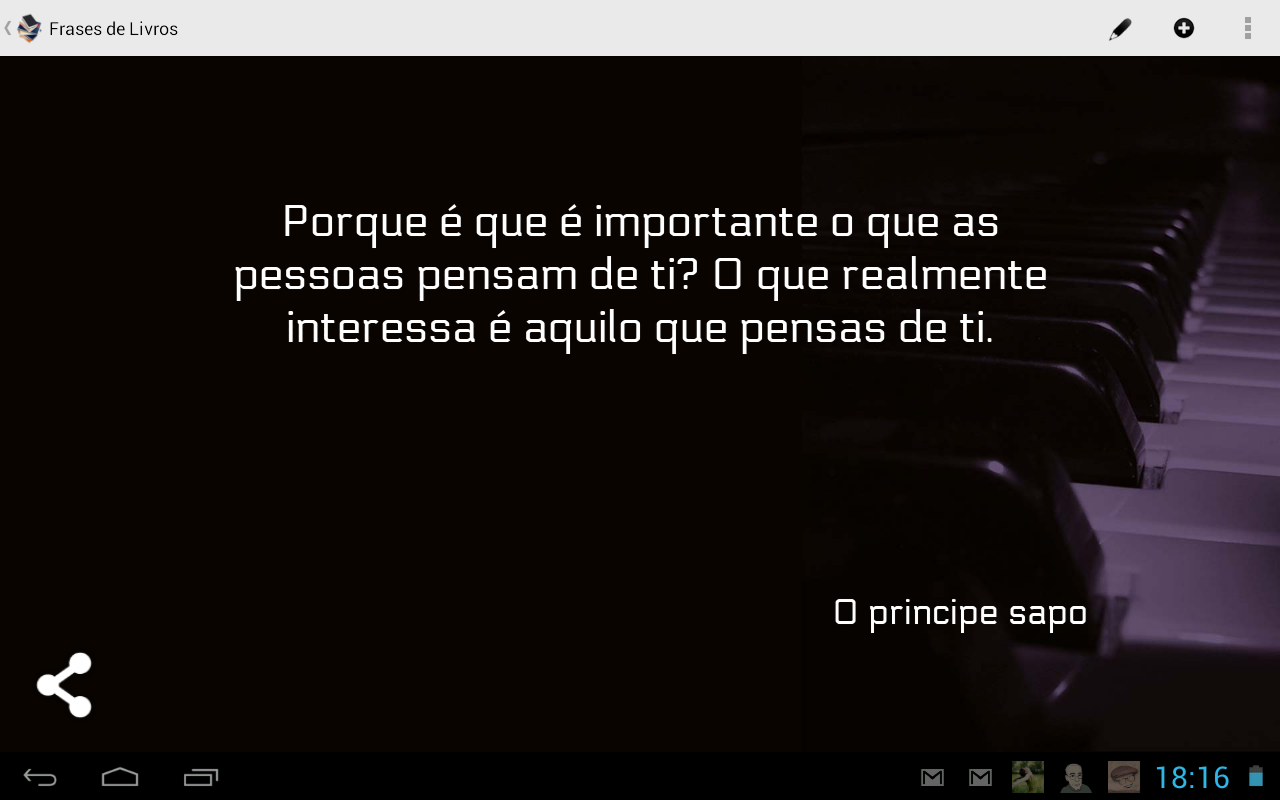 Book Quotes in Portuguese screenshot