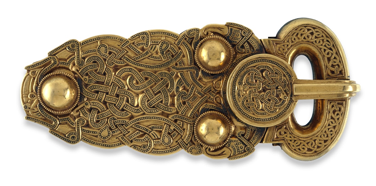 Gold Belt Buckle From The Ship Burial At Sutton Hoo Google Arts Culture
