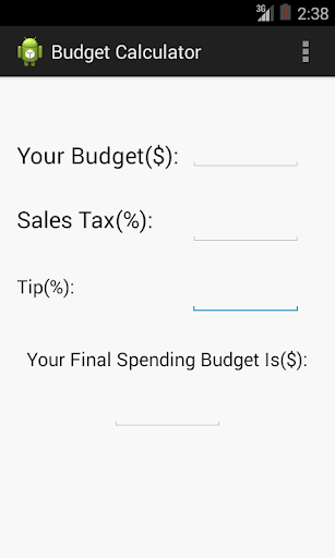 Budget Calculator