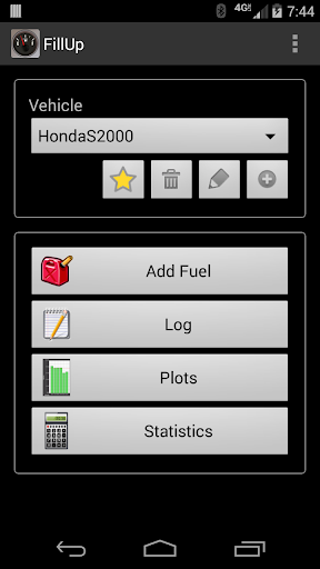 FillUp - Fuel Log