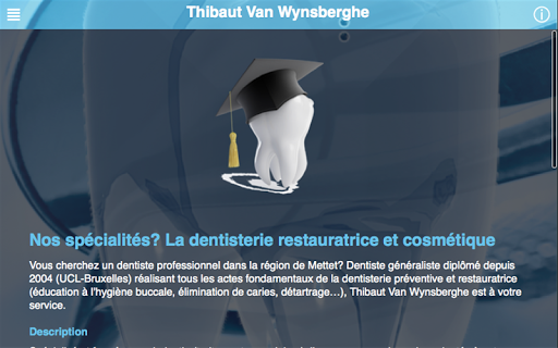 【免費健康App】Dentiste Van Wynsberghe-APP點子