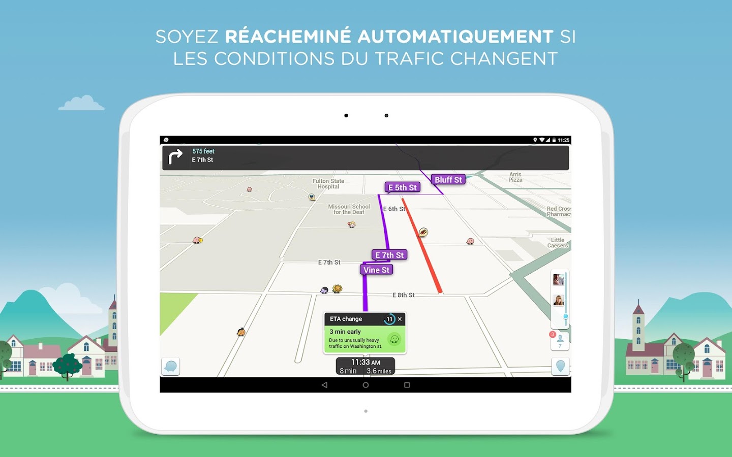 Waze GPS, Cartes & Trafic Applications Android sur Google Play