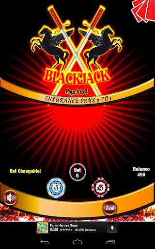 Knights Jackpot Blackjack Deal
