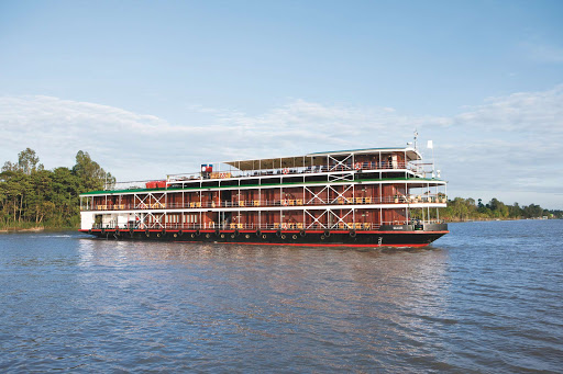 Uniworld's River Orchid during a 7-night Mekong River Cruise. 