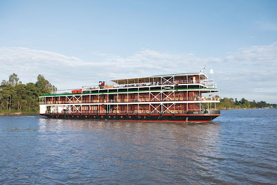 Uniworld's River Orchid during a 7-night Mekong River Cruise. 
