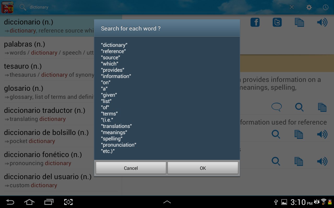 Spanish English Dictionary Android Apps on Google Play