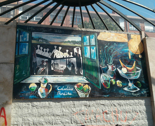 Mural 'Colectivo Burdiña' de San Pedro